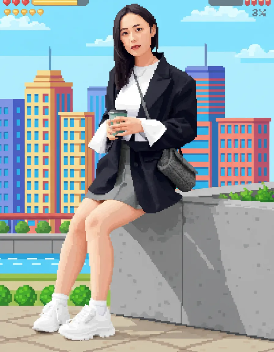 Recreate Uploaded Picture as 16-bit Game Character